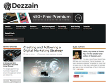 Tablet Screenshot of dezzain.com
